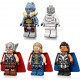 LEGO 76208 Marvel Drakkar di Thor, Giochi per Bambini, Set con Nave Giocattolo da Costruire Vichinga, Supereroi e Martello Stormbreaker, Idee Regalo
